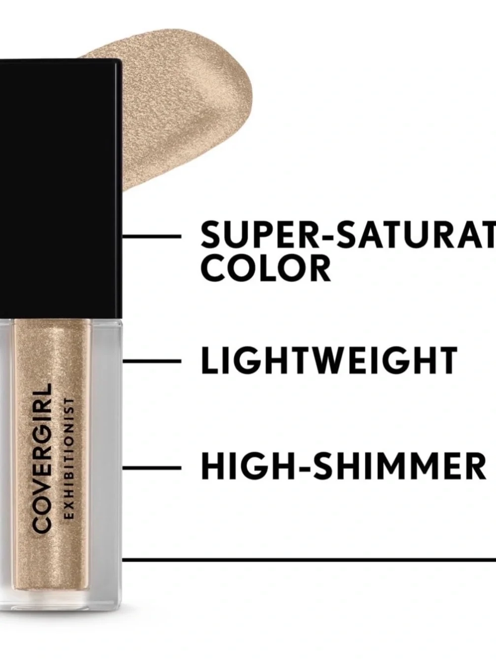 COVERGIRL Exhibitionist Liquid Glitter Eyeshadow 0.13 fl oz. Tube 8 Moonlight